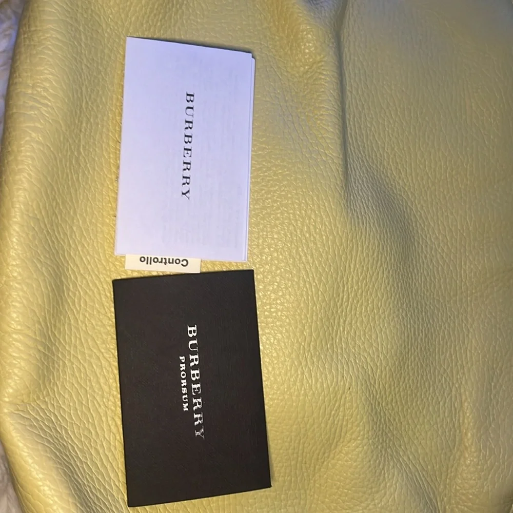 Burberry Prorsum Floral Yellow Bag